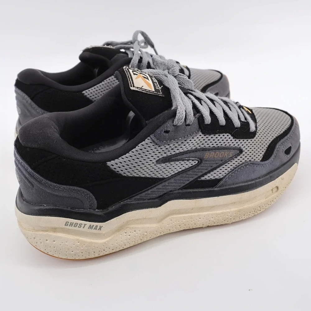 Brooks Ghost Max 1204331B091 Running Shoes Grey Black Women Size 8.5